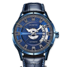 OCHSTIN – Men’s Automatic Mechanical Skeleton "Pilot" Style Wristwatch - Blue