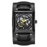 OCHSTIN 7237 – Business Style Skeleton Mechanical Wristwatch with Luminescence – Total black