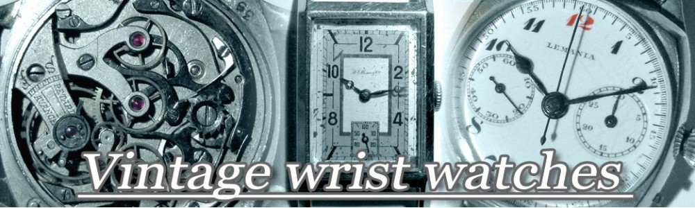 Vintage wrist watches