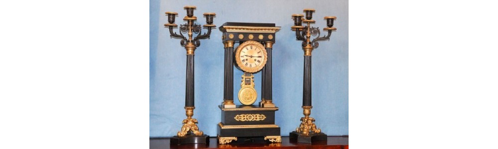 Antique portico clocks